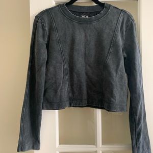 Zara Cropped Sweatshirt